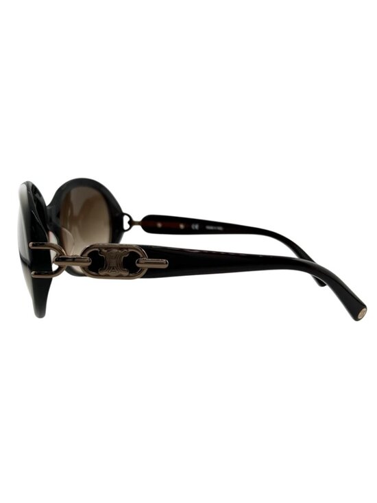 Celine Triomphe Acetate Brown Sunglasses Gold Eyewear main image 6